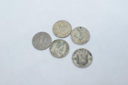 null [ 50 centimes ] [ Pièce argent ]

Lot composé de : 

- 2 pièces 50 centimes...