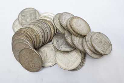 null [ FRANCE ] [ Pièce argent ]

34 pièces 20 francs Turin argent ( 6x 1929 ; 24...