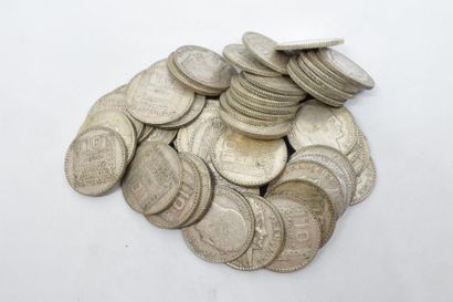 null [ FRANCE ] [ Pièce argent ]

51 pièces 10 francs Turin argent (51 x 1934)- TB...