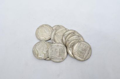 null [ FRANCE ] [ Pièce argent ]

12 pièces 10 francs Turin argent (12 x 1929)- TB...