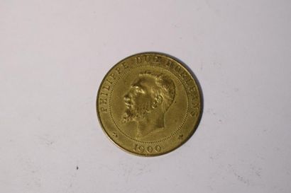 null [JETONS] [FRANCE]

Module en laiton de 10 centimes pour Philippe Duc d'Orleans...