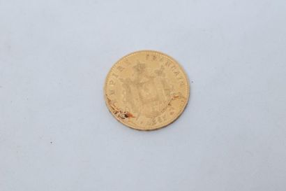 null [ FRANCE ] [ Pièce or ]

1 pièce 20 francs or Napoléon III tête laurée- Empire...