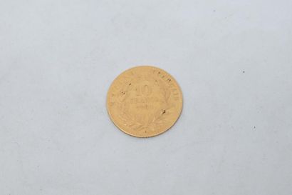 null [ FRANCE ] [ Pièce or ]

1 pièce 10 francs or Napoléon III tête laurée- Empire...