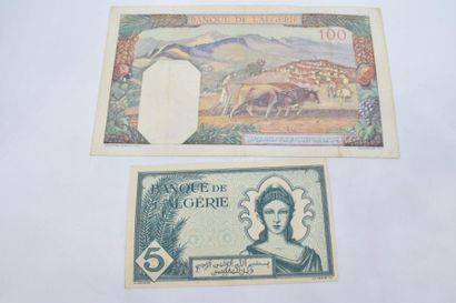 null [ Billet ] [ Algérie ] 

Ensemble de deux billets de la banque de l'Algérie...