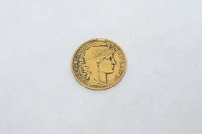 null [ Pièce en or ]

Pièce 20 francs " coq " ( 1912 x 1 )



Poids : 6,4 g