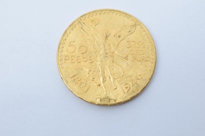 null [ Pièce en or ]



Pièce de 50 pesos 1946.

Avers

Un aigle perché sur un cactus...
