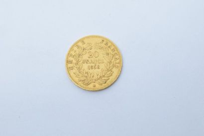 null [ Pièce en or ]



Pièce de 20 francs " Napoléon tête nue " 



( 1 x 1858 BB...