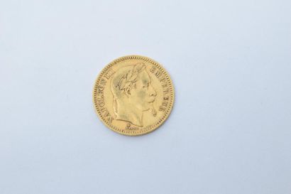 null [ Pièce en or ]



Pièce de 20 francs " Napoléon tête laurée " 



( 1 x 1864...