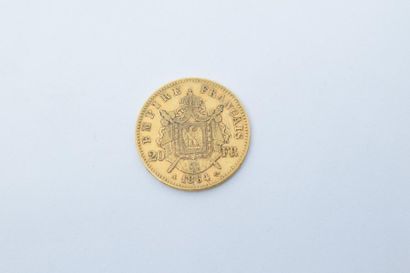 null [ Pièce en or ]



Pièce de 20 francs " Napoléon tête laurée " 



( 1 x 1864...