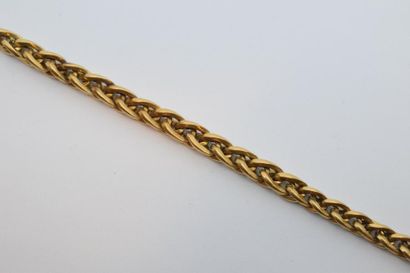 null Collier en or jaune 18k (750). 

Poids : 24.61 g. ; Longueur : 34 cm. 