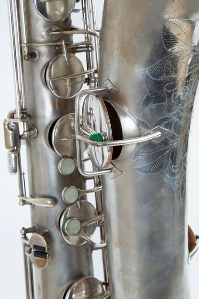 null Saxophone américain G.Conn, 1925, très bel état, dans sa boîte d'origine. 