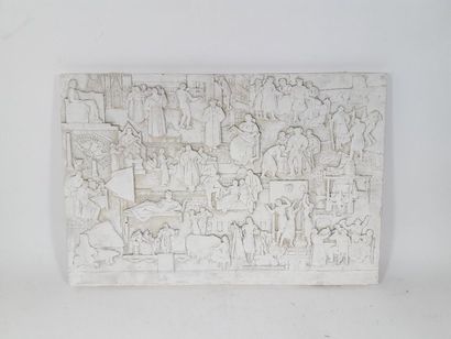 null RENARD Marcel, d'après

Les métiers de Lyon 

Bas relief en plâtre 

40 x 60...
