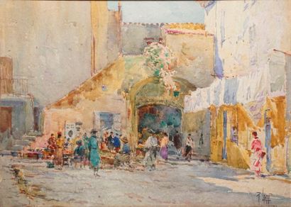 null LEVERD René, 1872-1938

Rue à Rouen - Place à Saint-Tropez

aquarelle, signée...