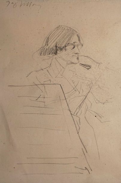 null VILLON Jacques, 1875-1963

Violoniste

crayon noir (trace de pli), signé en...