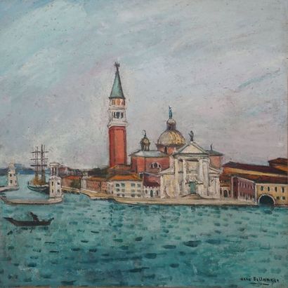 null BELLANGER René, 1895-1964

Le canal San Giorgio, Venise

huile sur papier marouflé...