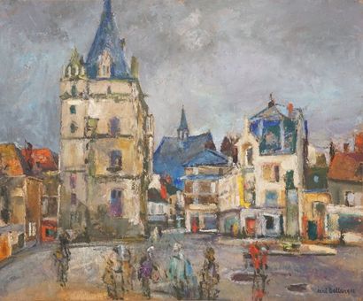 null BELLANGER René, 1895-1964

Place en ville

huile sur papier marouflé sur toile,...