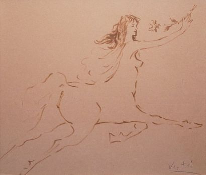 null VERTES Marcel, 1895-1961

Centauresse à la rose

dessin à l'encre brune sur...