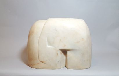 null LIBERAKI Aglaé, 1923-2015

Sans titre, 1978

sculpture en marbre blanc veiné...