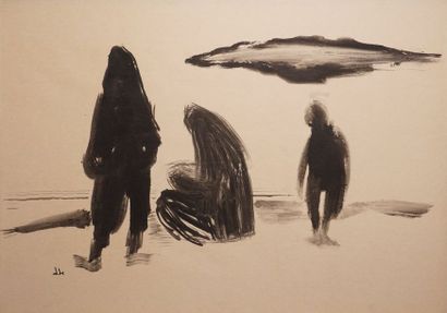 null ISHMALLIAN Jacques ou Jak, 1922-1978

Silhouettes en bord de mer

lavis d'encre...