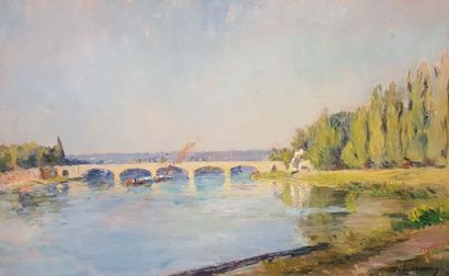 null LEBOURG Albert, 1849-1928

Le pont

huile sur toile (accidents et restaurations),...