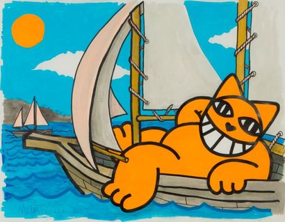 MR CHAT MR CHAT, né en 1977

Un chat sur le bateau - Trois Rivières, 2017

Acrylique...