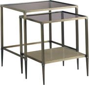 null Tables gigognes en bronze 

61 x 56 x 66 cm 