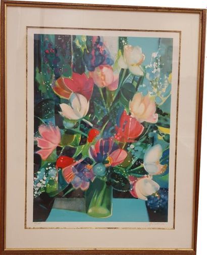 null HILAIRE Camille (1916-2004)

Bouquet de fleurs 

Lithographie signée en bas...
