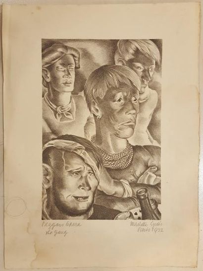 null LYDIS Mariette (1894-1970)

The Gang, Paris 1932

Illustration pour le "Beggars...