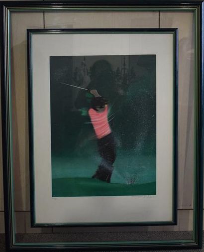 null SPAHN Victor (né en 1949) 

Golf

Lithographie signée en bas à droite, et numérotée...