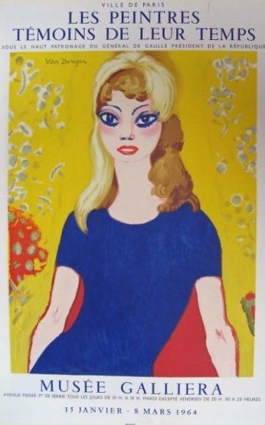 null VAN DONGEN Kees (1877-1968) 

Brigitte Bardot 

Les peintres témoins de leur...