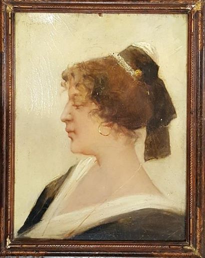 null BESSEDE Raoul Henri (... - 1890)

Femme de profil

Huile sur carton signée en...