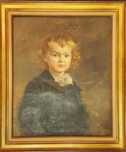 null ECOLE XIXème siècle 

Portrait d'enfant

Huile sur toile, traces de signatures...