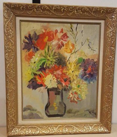 null LASSALES Pierre ( né en 1939)

Bouquet Fleurs 

huile sur isorel signée en bas...