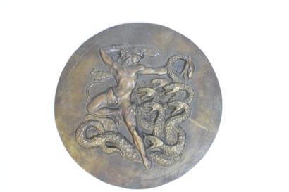 null [ ARTHUS BERTRAND ]

Importante plaque ronde en fonte de bronze représentant...