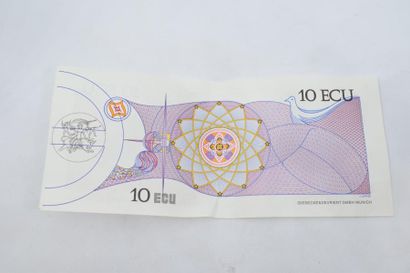 null [ Billet de banque ] [ Spécimen ]

Billet de 10 ECU imprimé à l'occasion de...