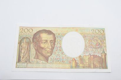 null [BILLET]

Billet de 200 Francs Montesquieu, 1994.

TBE.