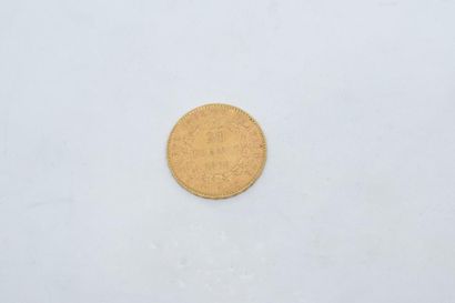null 1 pièce en or de 20 francs Dupré (1890 A)

TTB à SUP.

Poids : 6.45 g.