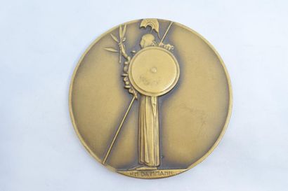 null [ ARTHUS BERTRAND ] [ Paul-Marcel Dammann ]

Médaille en bronze à patine doré...