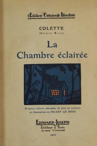 null COLETTE

La Chambre éclairée.

Paris, Édouard-Joseph, 1920. In-8, bradel demi-maroquin...