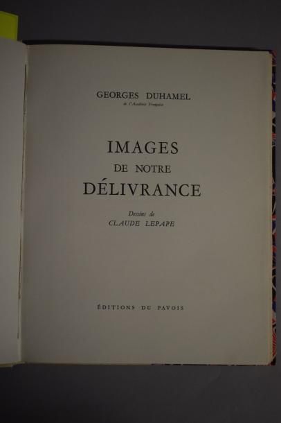 null DUHAMEL

Images de notre délivrance. Paris, Edition du Pavois, 1944. Grand in-4,...