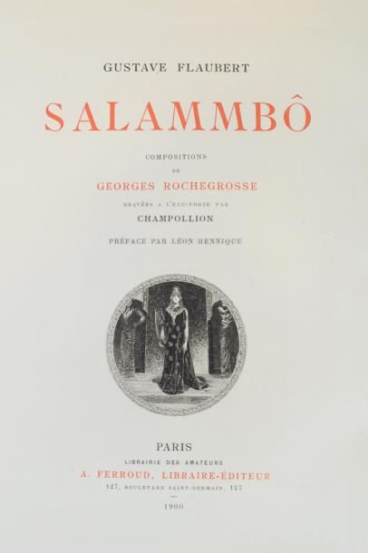 null FLAUBERT Gustave, Salammbô

Compositions de georges Rochegrosse gravées à l'eau-forte...