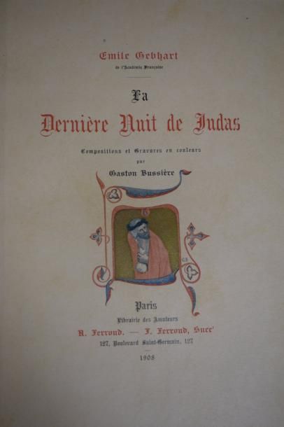 null GEBHART Émile - La Dernière Nuit de Judas. 

Compositions et gravures en couleurs...