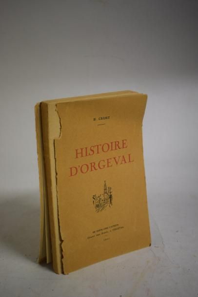 null GRISET H. Histoire d'Orgeval, en vente chez l'auteur, Orgeval. 1951. Broché....