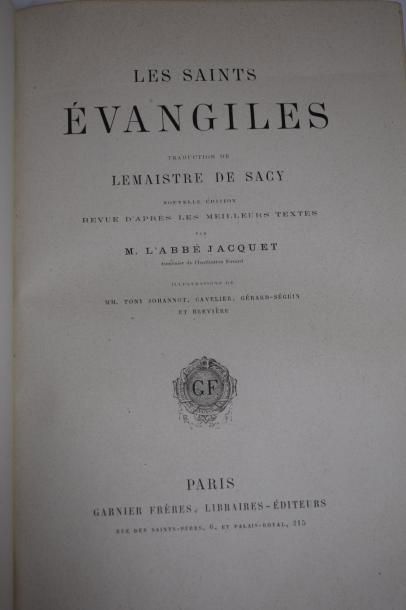 null LEMAISTRE DE SACY - Les Saints Evangiles 

Nouvelle édition revue d'après les...