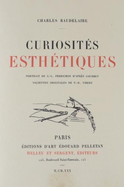null BAUDELAIRE Charles - Curiosité Esthétiques. 

Portrait de J.-L. Perrichon d'après...