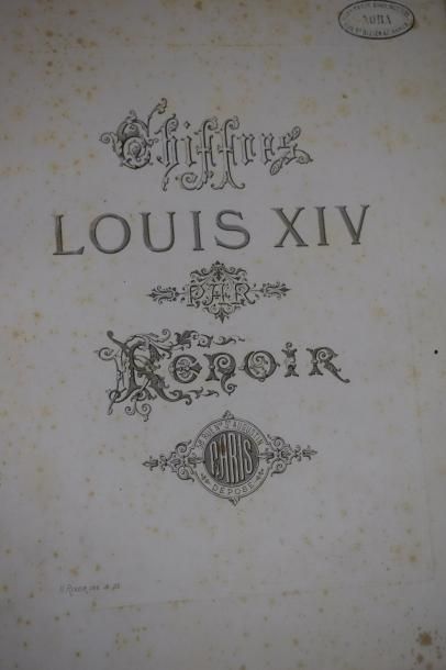 null RENOIR H.

Chiffres par Louis XIV, 68 planches déssinées et gravées par l'auteur.

Imprimerie...