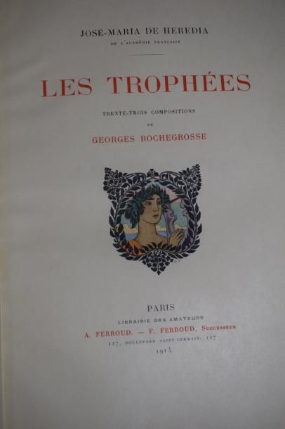 null ROCHEGROSSE Georges (illustrations) & HEREDIA José-Maria de (textes), Les Trophées....