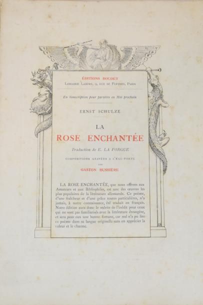 null SHULZE Ernest - La rose enchantée 

Traduction de E. La Forgue. Composition...
