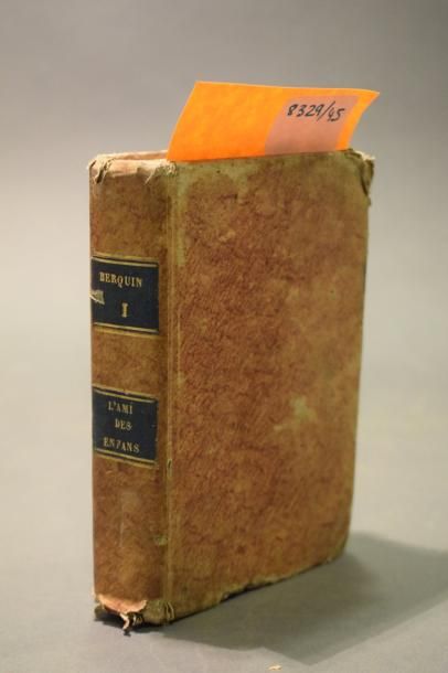 null BERQUIN, L'ami des enfants, Tome I.

Paris, chez Antoine Auguste Renoir, 1803....