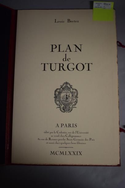null BRETEZ Louis

 Plan de Turgot. Fac-similé, composé de vingt planches, édité...
